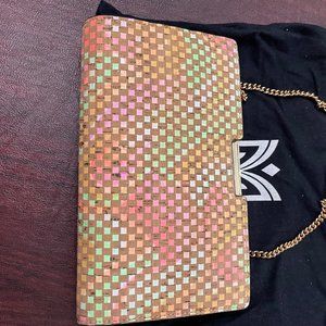 MILLY LEATHER CLUTCH